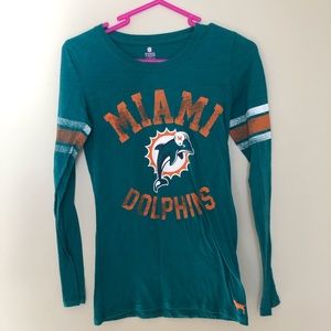 Pink Miami dolphins tee